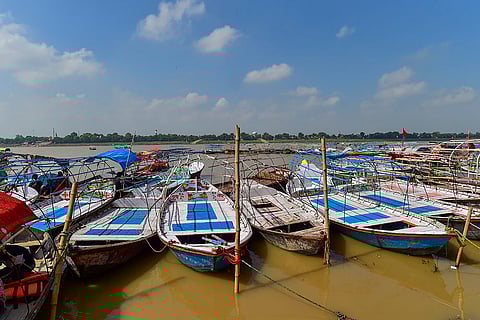 Rise in water level of Ganga river