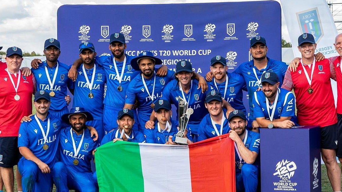 Photo: X | ICC : Italy national cricket team.