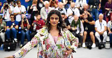 Kani Kusruti at Cannes 2025 photo-call