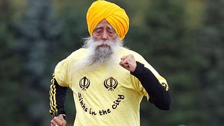 Fauja Singh started running at the age of 89. - X/Jas Athwal MP