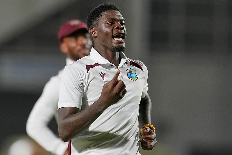 West Indies vs Australia 3rd Test cricket match Day 2 at Sabina Park in Kingston_Alzarri Joseph