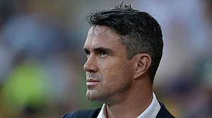 File : Kevin Pietersen frequently opines on cricket and football, among other things.