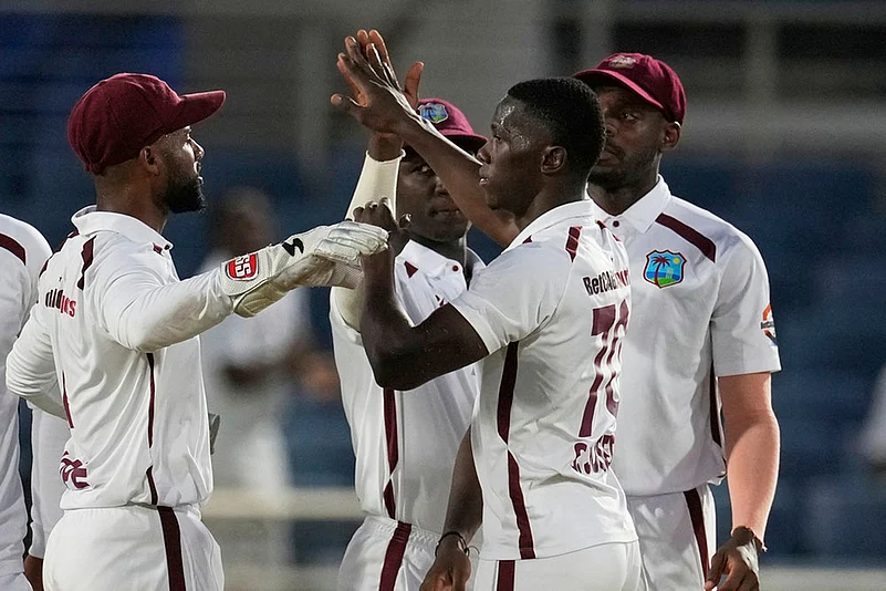 West Indies vs Australia 3rd Test cricket match Day 2 at Sabina Park in Kingston_Shamar Joseph