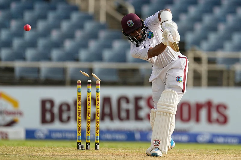 West Indies vs Australia 3rd Test cricket match Day 2 at Sabina Park in Kingston_Shai Hope