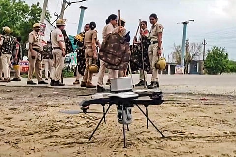 Security beefed up after Mazar in Nuh damaged ahead of 'jalabhishek' yatra