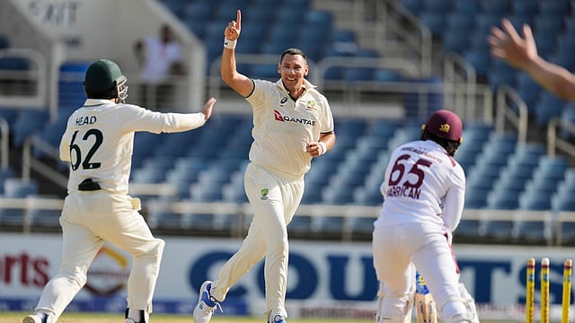 WI Vs AUS: Boland Becomes First Bowler To Take Hat-trick In Pink-Ball Test - Watch Video