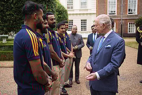 Indian men's, women's cricket teams meet King Charles III
