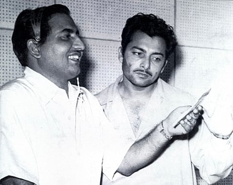 Madan Mohan with Mohammed Rafi