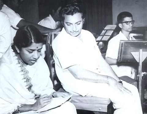 Madan Mohan With Lata Mangeshkar