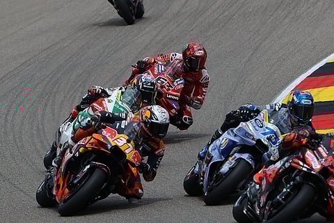 Pedro Acosta, Alex Marquez & Johann Zarco