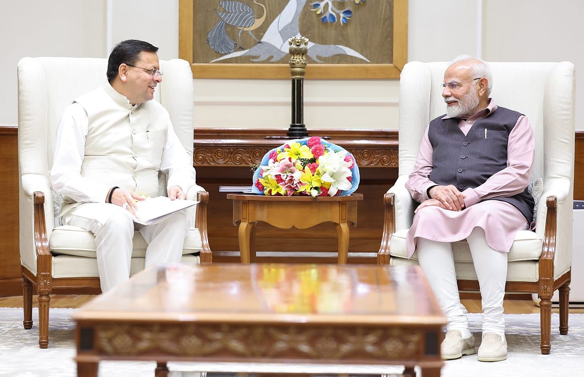 Chief Minister Pushkar Singh Dhami met Prime Minister Narendra Modi in New Delhi