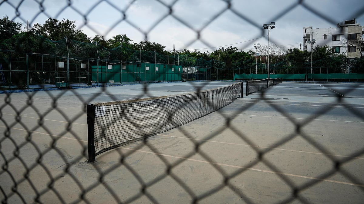 Vikram Sharma | : Tennis Ground Where Radhika Yadav Practised |