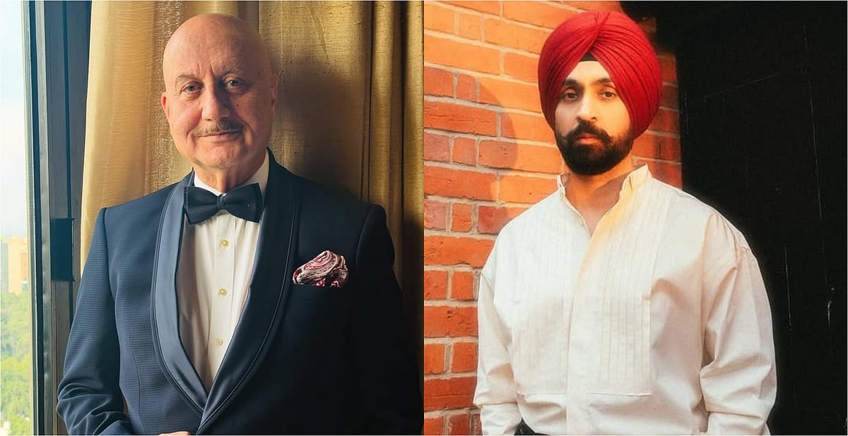 Instagram/Anupam Kher, Diljit Dosanjh : Anupam Kher on Diljit Dosanjh's Sardaar Ji 3 row