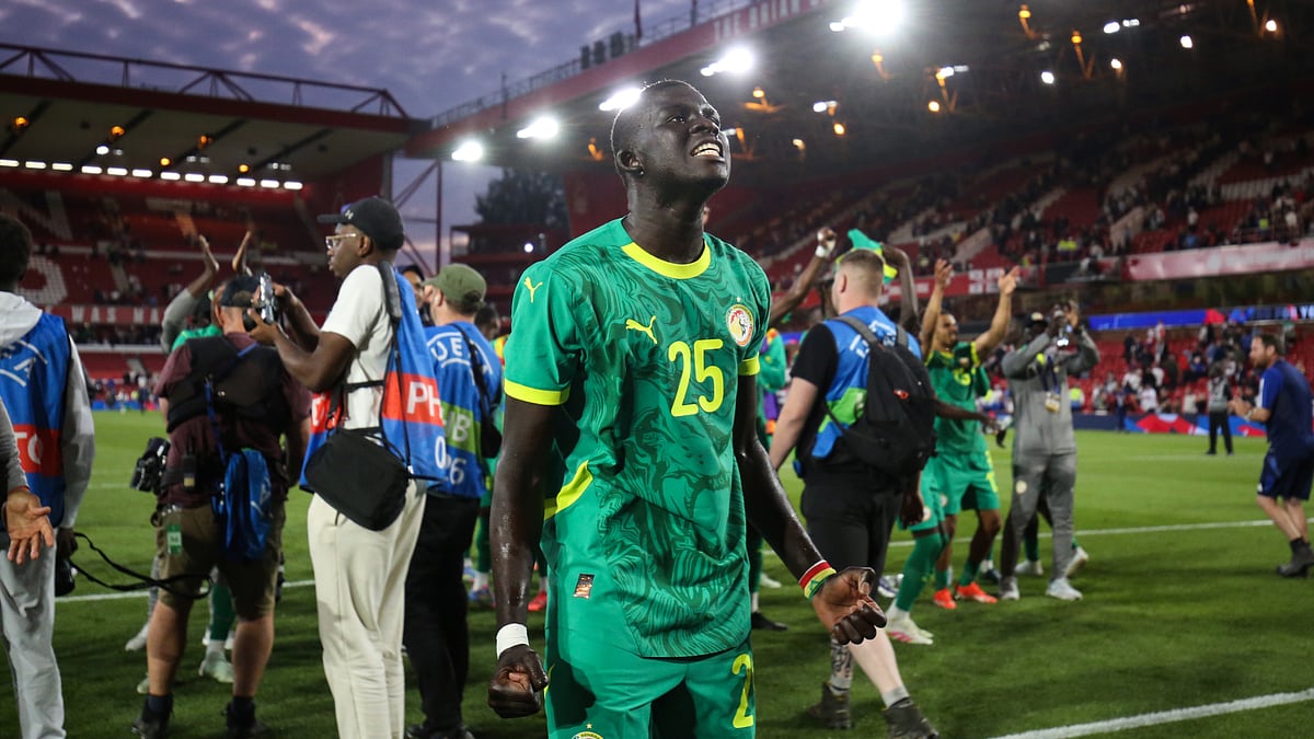 El Hadji Malick Diouf in action for Senegal against England. - File