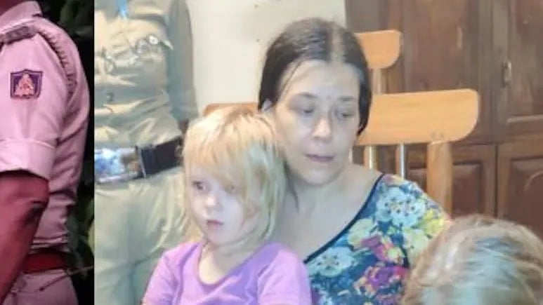 NDTV : Nina Kutina and her child