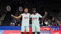 Photo: X | Satwiksairaj Rankireddy : Indian top Badminton pair of Satwiksairaj Rankireddy and Chirag Shetty.