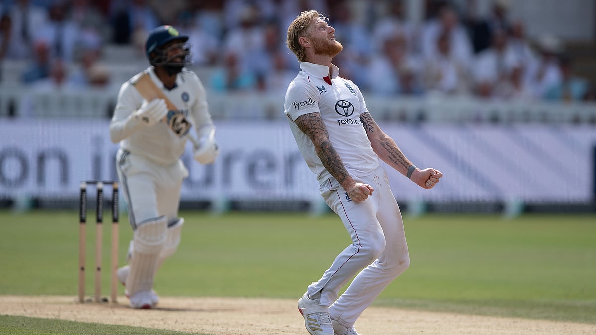 Ben Stokes captured three wickets in India's second innings at Lord's - null