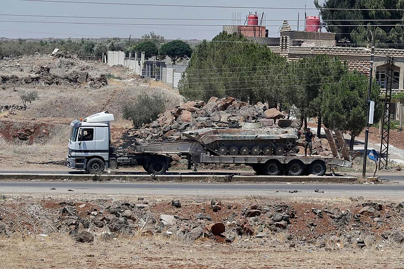 Syria Clashes between government troops and Druze militias