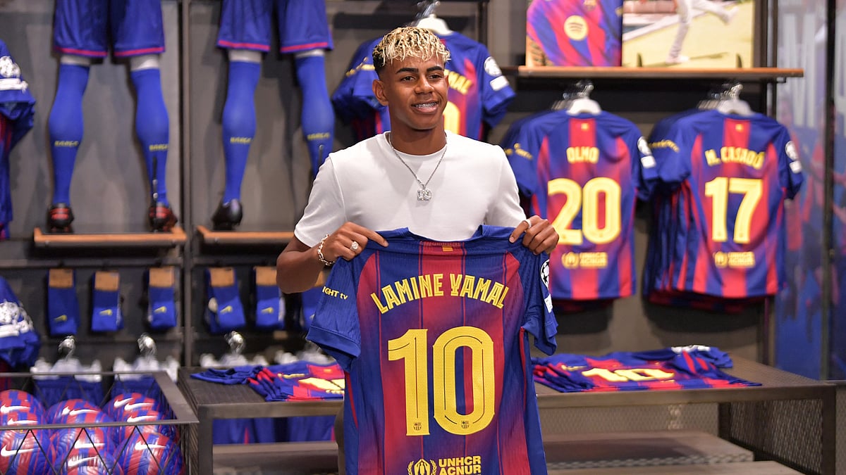 Lamine Yamal is Barcelonas new number 10