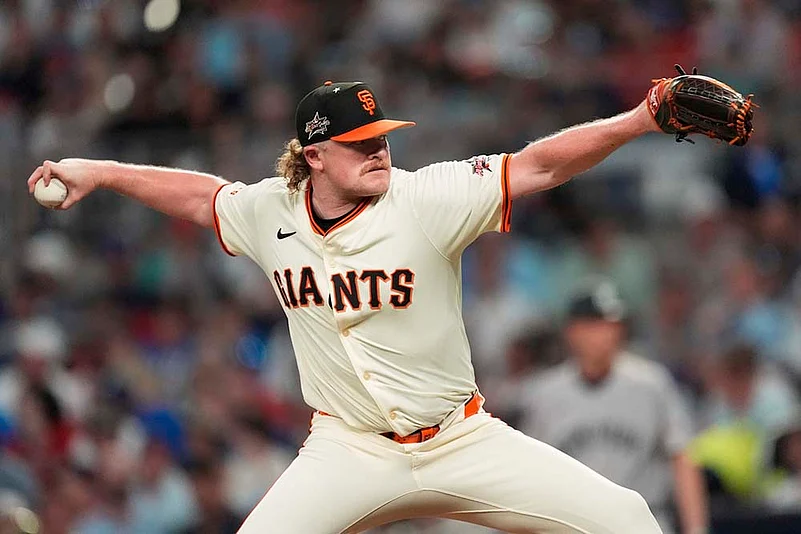 MLB baseball All-Star game American League vs National League: San Francisco Giants Logan Webb