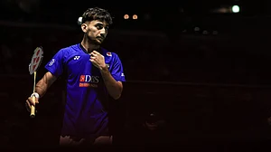 | Photo: X/BAI_media : File photo of Lakshya Sen.