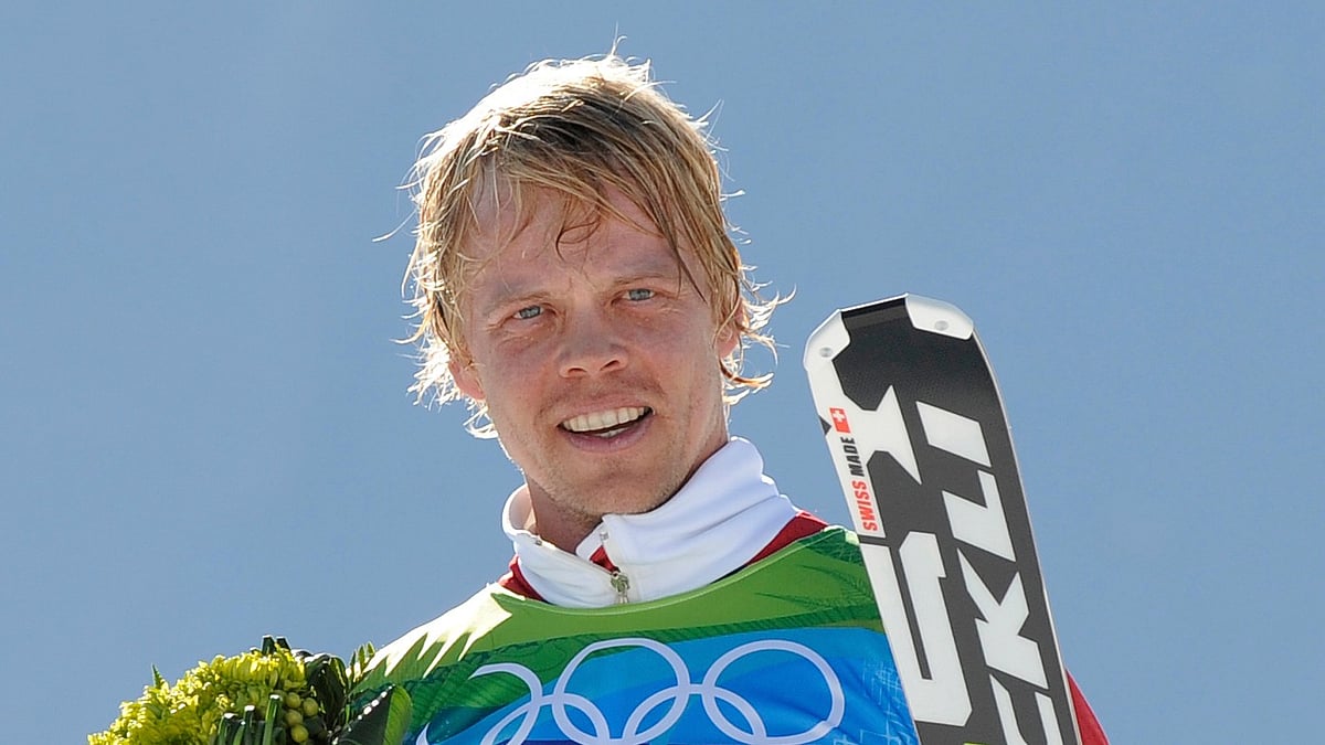 AP Photo/Mark J. Terrill, File : Audun Groenvold of Norway celebrates after taking third place in the men's skicross competition at the Vancouver 2010 Olympics in Vancouver, British Columbia.