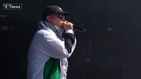 Mo Chara from Kneecap at Glastonbury