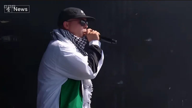 Mo Chara from Kneecap at Glastonbury