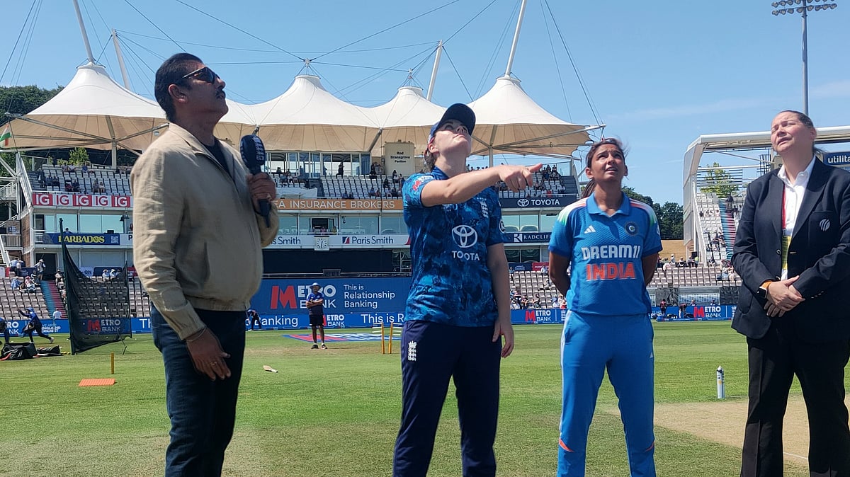Photo: X | BCCI Women : India women Vs England women, 1st ODI match in Southampton.