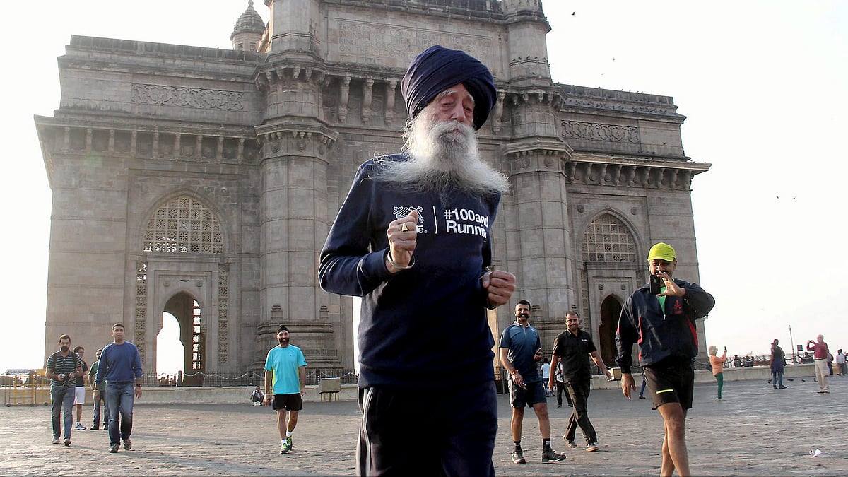 File/PTI : Veteran athlete Fauja Singh began competitive running aged 89.