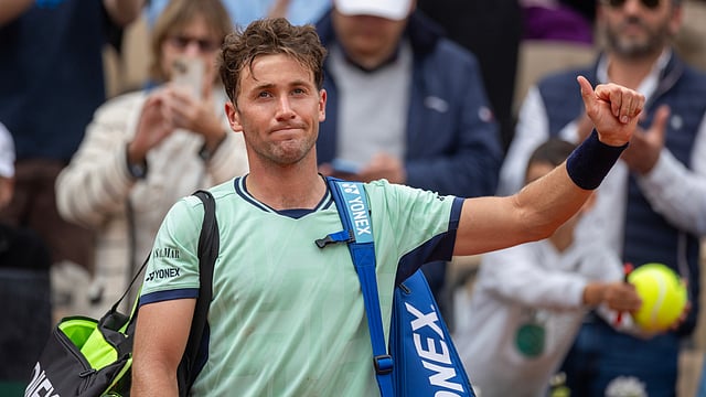 Swiss Open 2025: Casper Ruud Overcomes Stern Dominic Stricker Test To Reach Gstaad Quarters