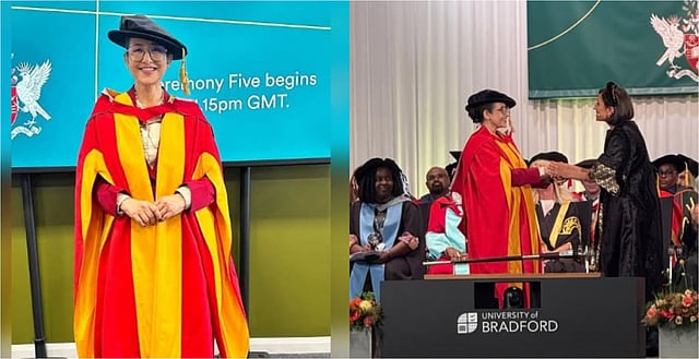 Manisha Koirala Receives Honorary Doctorate From UK's University Of Bradford