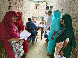 X/@ECISVEEP : Under the Special Intensive Revision (#SIR), #BLOs in Araria are distributing enumeration forms to voters and providing information related to the campaign.