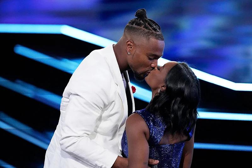 ESPY Awards 2025 at the Dolby Theatre in Los Angeles: Simone Biles and Jonathan Owens