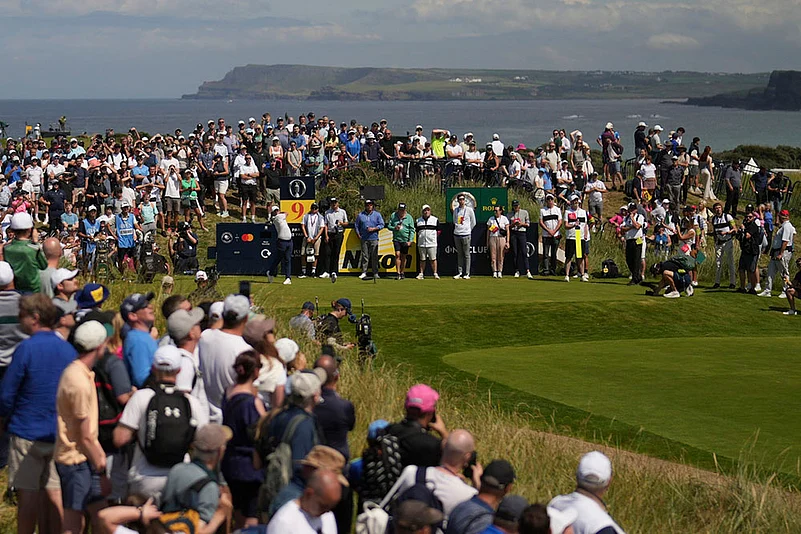 2025 British Open Golf Championship practice round photos: Rory McIlroy of Northern Ireland