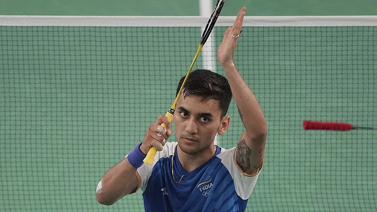 Lakshya Sen lost in straight games to Japan's Kodai Naraoka. - File/AP
