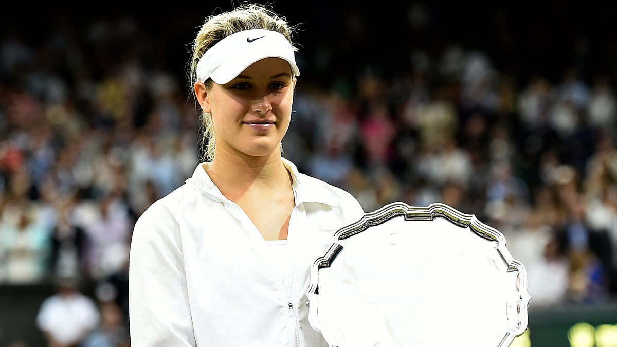 File : Eugenie Bouchard was the Wimbledon runner-up 11 years ago