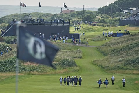 The Open Golf 2025 practice round