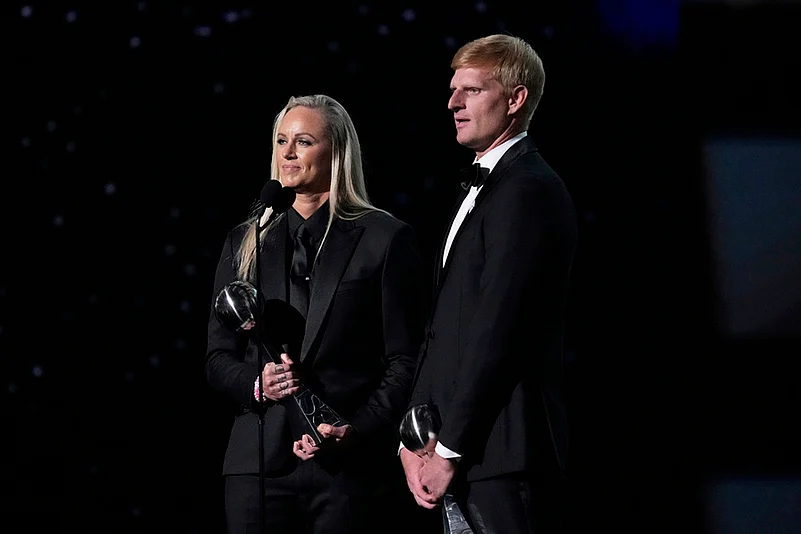 ESPY Awards 2025 at the Dolby Theatre in Los Angeles: David Walters & Erin Regan, Pat Tillman Award