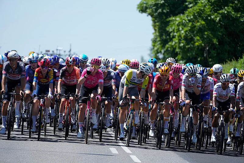 Tour de France 2025 cycling race Stage 11 photos: The pack rides