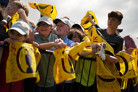 The Open Golf 2025 practice round