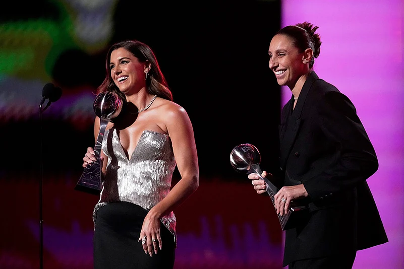ESPY Awards 2025 at the Dolby Theatre in Los Angeles: Icon Award winners Diana Taurasi & Alex Morgan