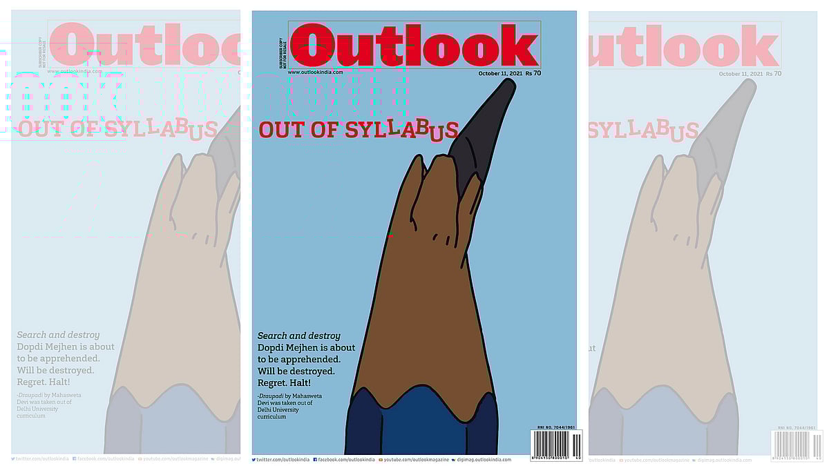 Outlook magazine's October 11, 2021’s issue 'Out of Syllabus'  - File photo