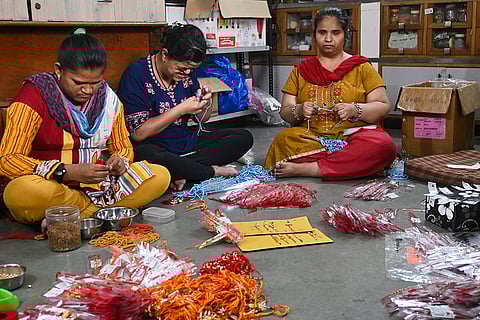 Preparations for Raksha Bandhan