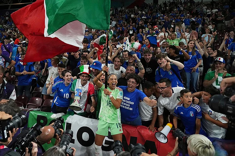 Euro 2025 Italy Norway Soccer
