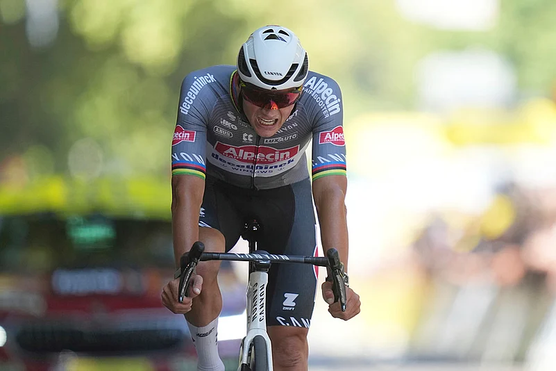 Tour de France 2025 cycling race Stage 11 photos: Netherlands Mathieu van der Poel