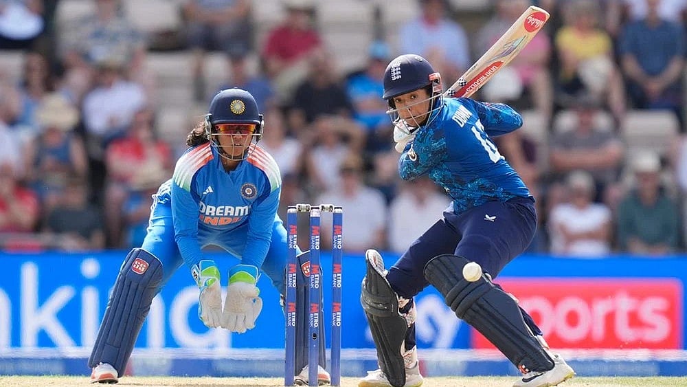 Photo: Andrew Matthews/PA via AP : India Women vs England Women