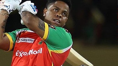 Shimron Hetmyer Slams Fabian Allen For Five Sixes In An Over