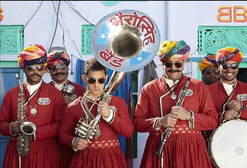 Aamir Khan and Sanjay Dutt in PK