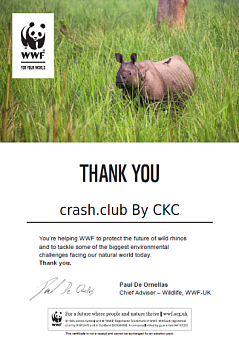 WWF Certificate
